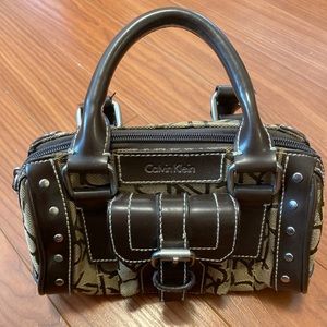 Calvin Klein Brown Mini Satchel *Vintage*